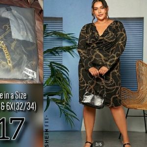 Shein Fit + Long Sleeve Dress